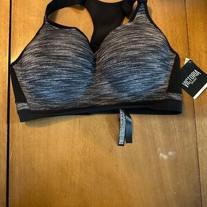 Victoria's Secret Black and Gray Sports Bra